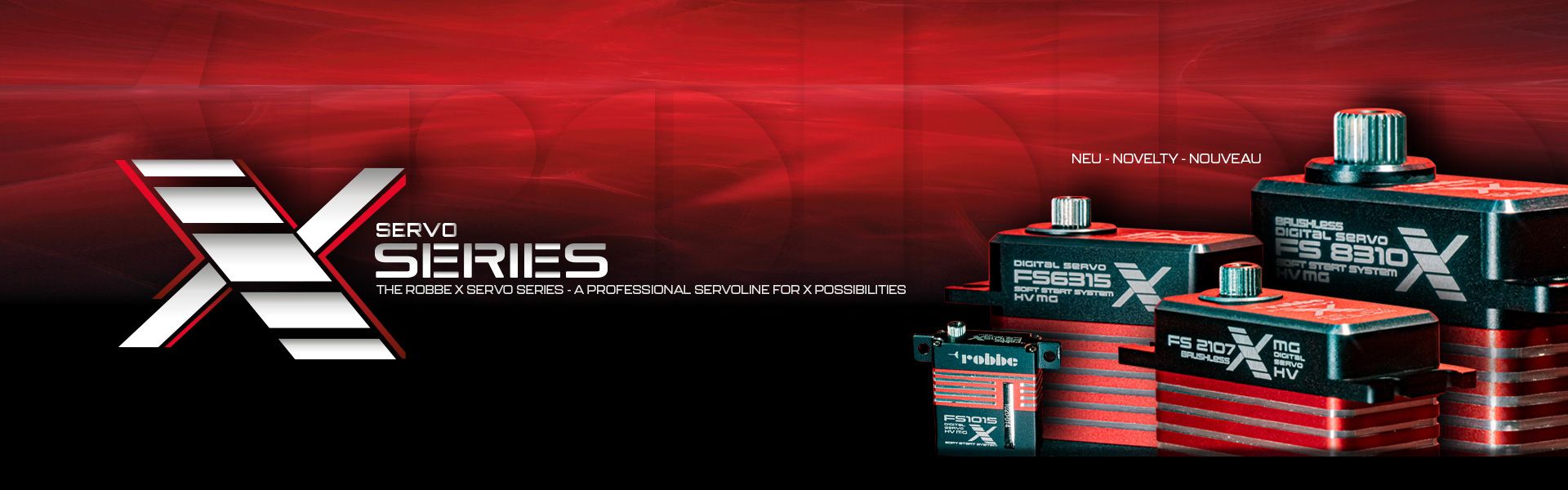 Die neuen Robbe X-Series Servos