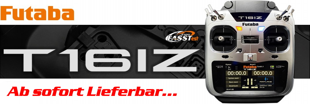 Futaba T16IZ ab sofort lieferbar...