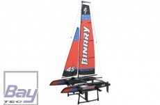 Binary Catamaran Yacht RTR 2.4GHz - Rot 710mm Hhe