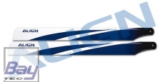 Align 360mm Carbon Hauptrotorbltter, blau