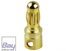 Goldkontakt Stecker kurz, 3,5mm