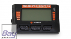 D-Power Multi Lipo Checker 8S / Balancer / Servotester / Akkutester