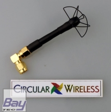 Team-Black-Sheep TBS FPV Antenne 5.8 Ghz Circular Wireless (SPW) RP-SMA