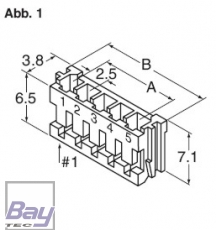 Balancer Buchse EH fr 11,1V Akkus 4 Pol