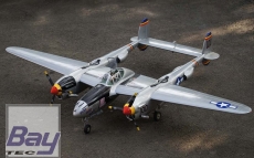 VQ Model  P-38 Lightning 2100mm ARF silber 2 Mot