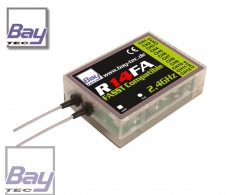 Bay-Tec R14FA 14 Kanal FASST Kompatibler 2,4 GHz Empfnger