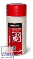 Extover - Brandschutz Feuerlschgranulat fr Lithium Akkus - Kunststoffrhre - 4l