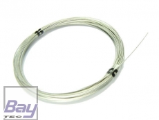 Anlenkungs Stahlseil 0,5mm - Nylon ummantelt - je m