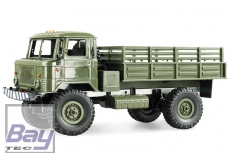 GAZ-66 LKW 4WD 1:16 Bausatz grn - incl. Motor und Lenkservo