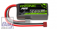 OVONIC 3S 35C 11,1 V 2200 mAh kurzer LiPo-Akku mit T-Stecker