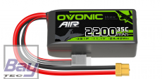 OVONIC 3S 35C 11,1 V 2200 mAh kurzer LiPo-Akku mit XT60 Stecker