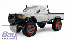 AMXRock RCX10P Scale Crawler Pick-Up, 1:10 RTR wei - einzeln sperrbare Differentiale