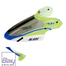 Blade mCP X Complete Geen/Blue Canopy with Vertical Fin
