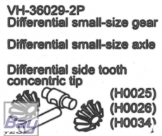 VH-36029 Differential small size gear