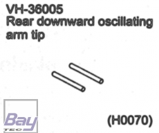 VH-36005 Rear downward oscillating arm tip