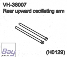 VH-36007 Rear upward oscillating arm