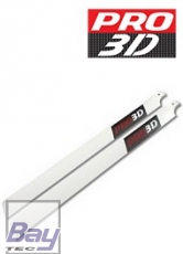 PRO 3D CFK Hauptrotorblattsatz E500er Klasse 430mm Gelb