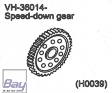 VH-36014 Speed down gear / Hauptzahnrad