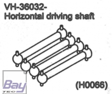 VH-36032 Horizontal driving shaft 1 stk.