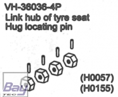 VH-36036 Link hub of tyre seat