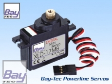 Bay-Tec XLD-17MB Digital Servo 17,5g 3,5kg 11,6mm 0,12sec Metallg. & Kugellager