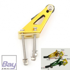 Bay-Tec Doppelruderhorn Metall - incl. Kugelkopf (Set)