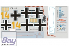 FMS BF109-F Big Scale BRN (New) Dekorsatz