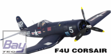 Dynam F4U Corsair V2.1 blau im PNP Set ohne Akku/RC 1270mm