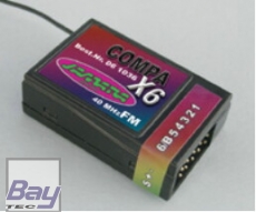 Compa X6 6 Kanal Empfnger 40MHz