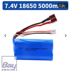 Li-ion 7,4 V 18650 5000 mAh 20C Akku RC Auto Ersatzteil 2S lipo Batterie