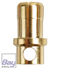 Goldkontakt 8,0mm Stecker - 1 Stk