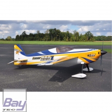 AJ AIRCRAFT LASER 230Z 105 2667mm ARF REFLEX DESIGN (BLAU/GELB/WEISS)