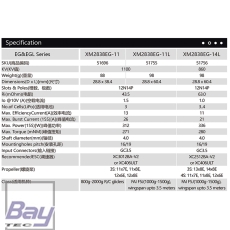 DUALSKY XM2838EG-11L GLIDER 1100KV 312W Brushless Motor - Lang-Version