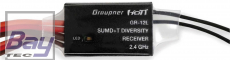 GRAUPNER GR-12L SUMD+T 2 Antennen 2.4 GHz Empfnger