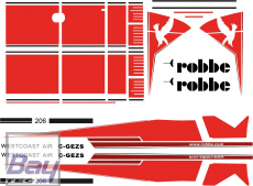 Robbe Modellsport DEKORSATZ AIR BEAVER ROT