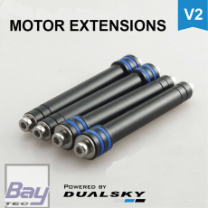 DUALSKY MOTOR EXTENSIONS M4-80 LNGE 60 BIS 80mm VERSTELLBAR MIT SCHRAUBEN STAND OFF