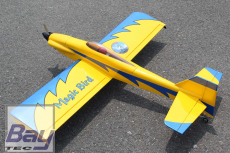 Seagull Models Magic Bird 40e 46 PNP Pylon Racing ARF Modell, mit Dualsky Antrieb, Gelb/Blau