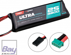 Robbe Modellsport RO-POWER ULTRA LIFEPO4 3800MAH 6,6V 25(30)C 2S LIFEPO4 Akku MPX/JR/XH Stecker