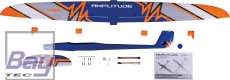 Robbe Modellsport Amplitude PNP Voll-GfK/CfK Hotliner Neon Orange/Blau, eingebaute Servos und Antrieb
