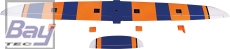 Robbe Modellsport Amplitude PNP Voll-GfK/CfK Hotliner Neon Orange/Blau, eingebaute Servos und Antrieb