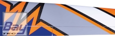 Robbe Modellsport Amplitude ARF 1,8m Voll-Carbon Neon Orange/Blau, Sichtcarbon