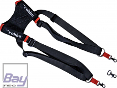 Robbe Modellsport Senderumh�ngeriemen ROBBE schwarz ( Kreuzgurt )