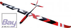 Robbe Modellsport EVOA 3.0 X ARF 3000mm Voll-CARBON Elektro HOCHLEISTUNGSSEGLER MIT 4-KLAPPENFL�GEL