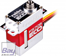 Robbe FS 706 HV MG Eco Digital Servo einbaukompatibel X12 - 12mm - 7,8kg/cm - 0,08sec./60� - Voll Alu