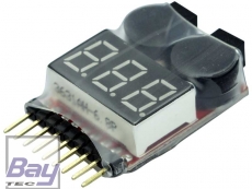 LiPo-Checker • 1-8S • im Schrumpfschlauch • einstellbar