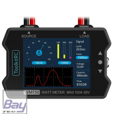 ToolkitRC WM150 50V 150A - Power Analyzer - Wattmeter