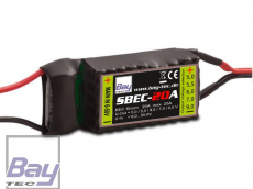 EXTBEC Hochvolt S-BEC 20A von 8-35 Zellen / 2-12S Lipo U-BEC - Out 5 V / 5,5 V / 6 V / 7 V / 9V