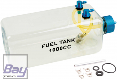 Bay-Tec Benzin Tank 1000ml mit Alu-Verschluss