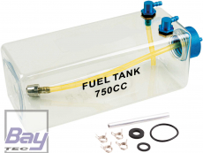 Bay-Tec Benzin Tank 750ml mit Alu-Verschluss