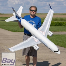 E-Flite Airbus A320neo Twin 64mm EDF BNF Basic with AS3X+ and SAFE Select